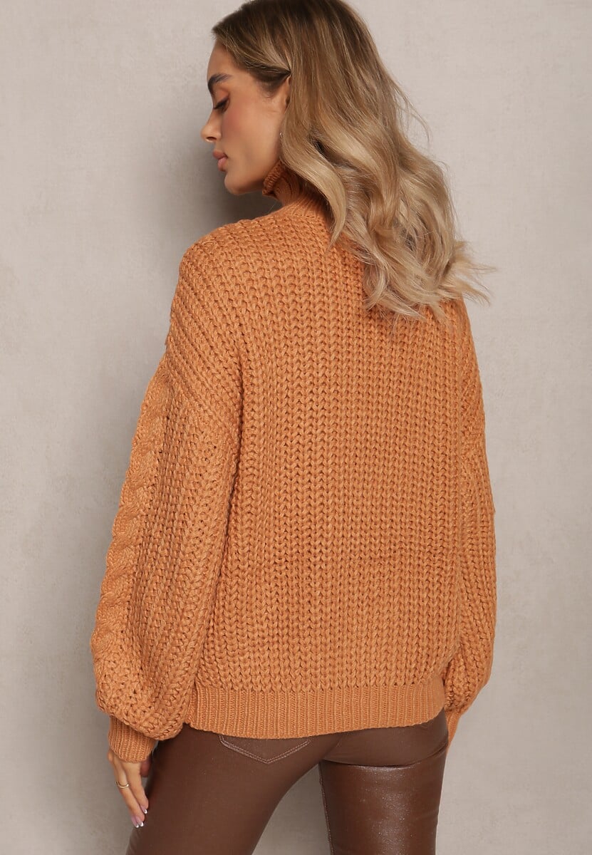 Brązowy Golf w Warkoczykowy Splot Dicuti