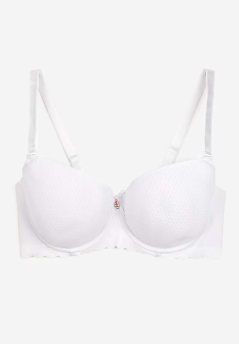 Biały Biustonosz Oddychający Typu Spacer Namsari