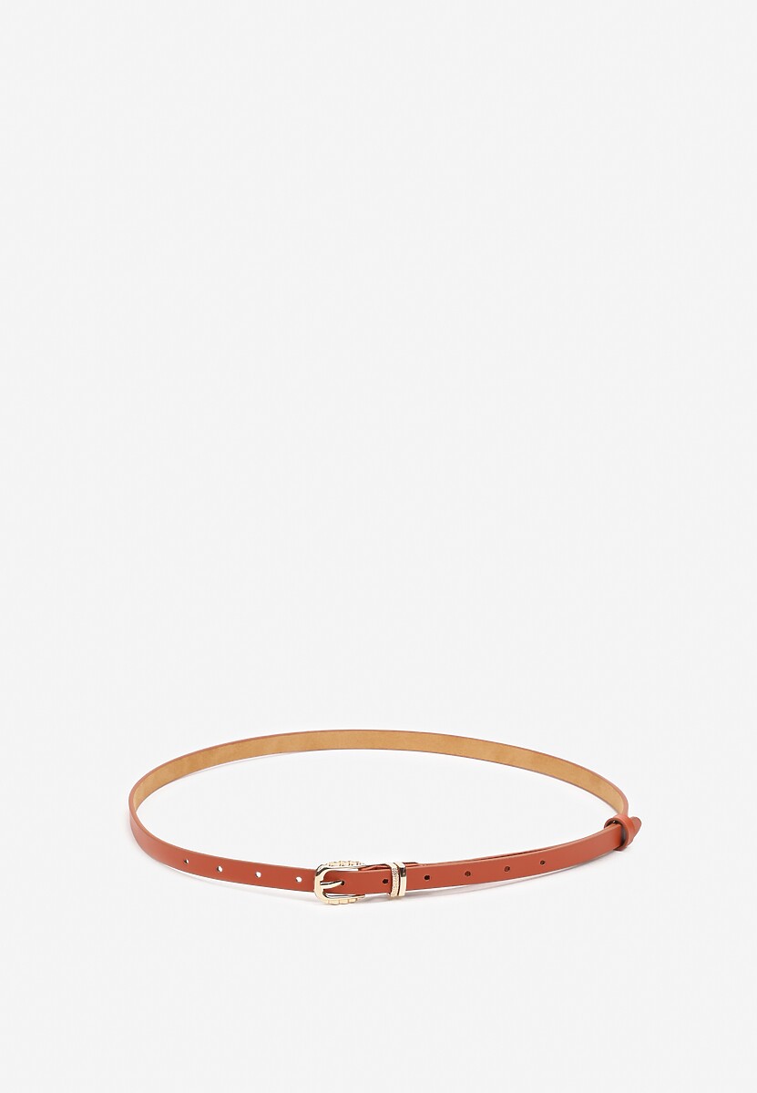 Niebieski Casualowy Pasek z Metalową Klamrą Tinonia