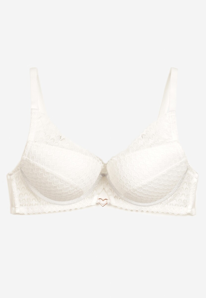 Jasnobeżowy Klasyczny Biustonosz Push-Up Nansiliah