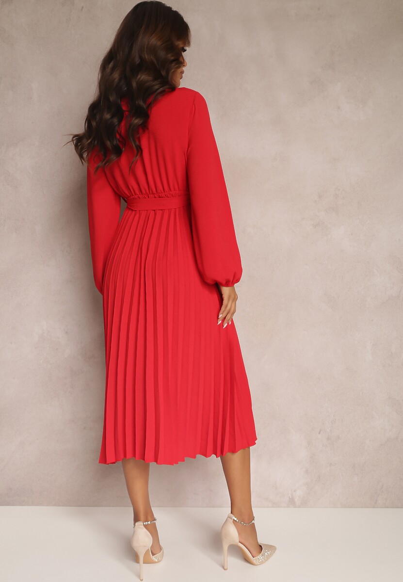 Czerwona Sukienka Phloroe