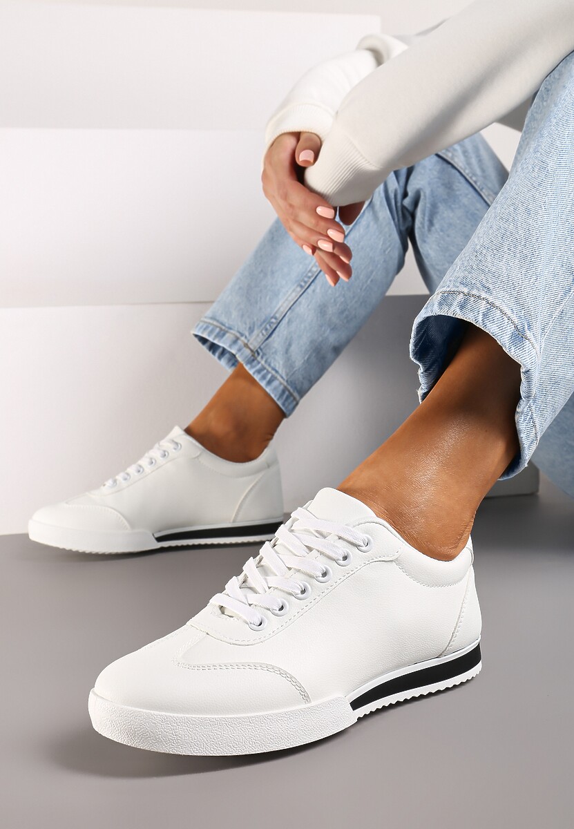 Białe Sneakersy Turning Away