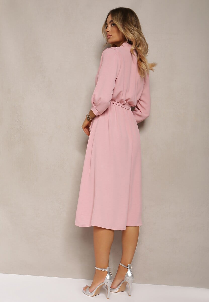 Ciemnoróżowa Sukienka Canopis