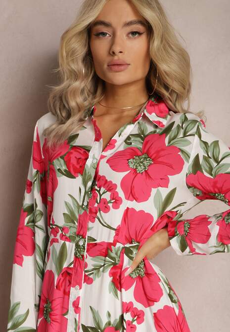 Biała Sukienka Katyne