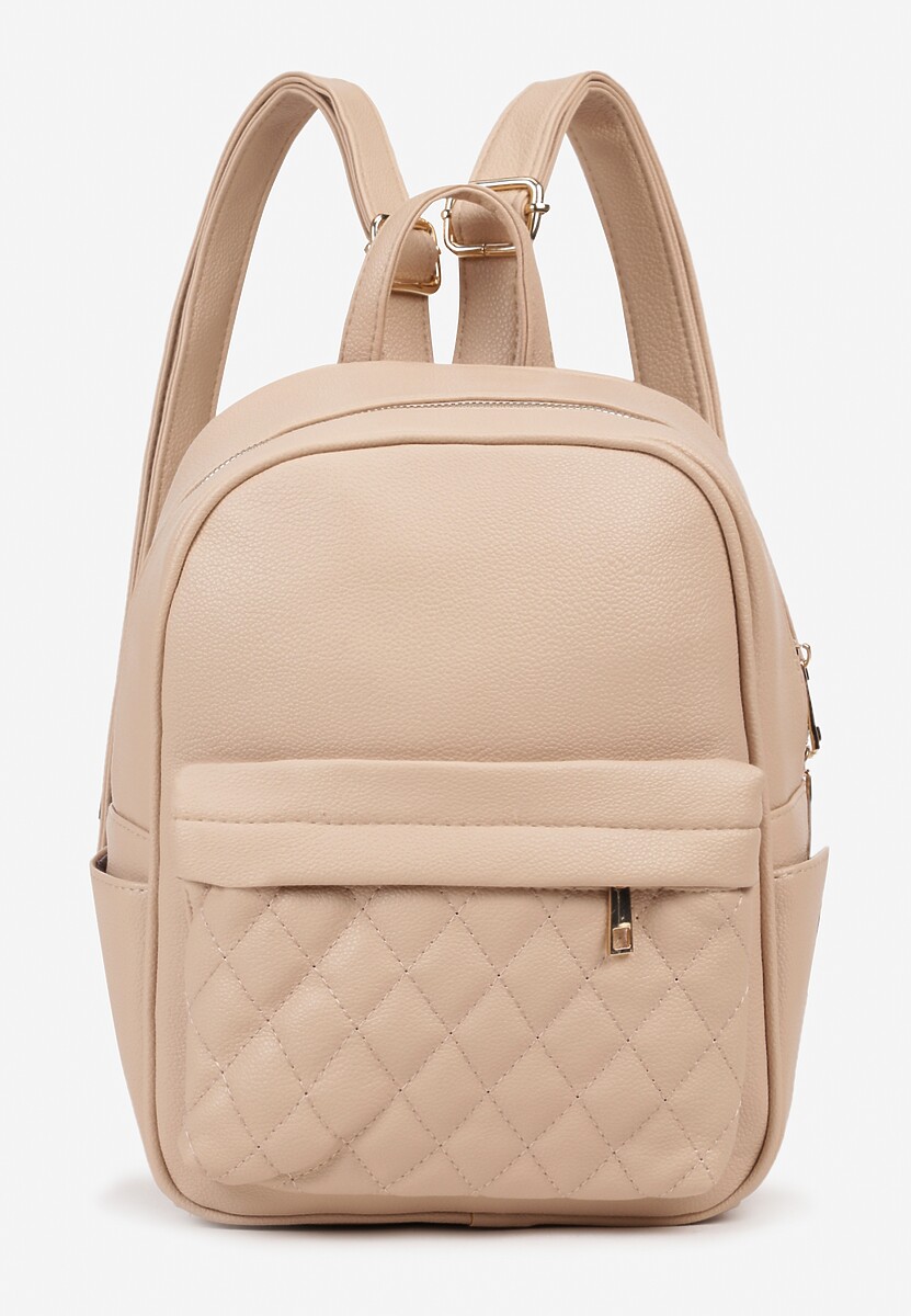 Jasnoniebieski Plecak z Ozdobnym Pikowaniem na Szelkach Verrilla