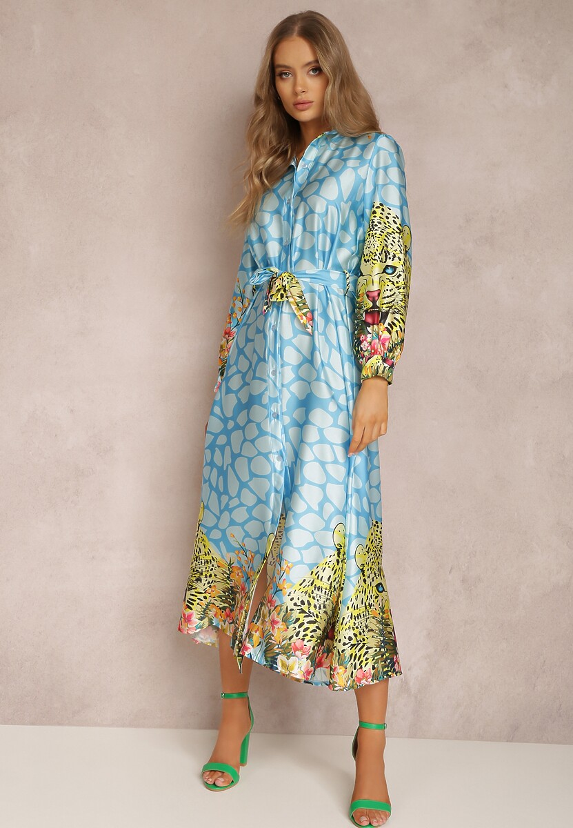 Jasnoniebieska Sukienka Eladia