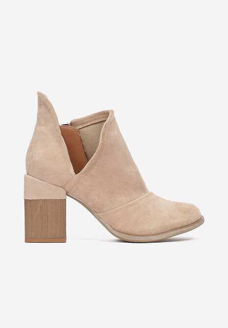 Beżowe Botki Dhysreia
