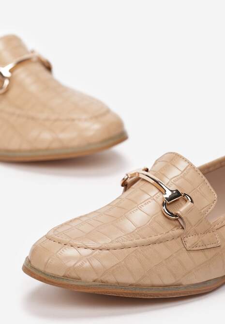 Beżowe Mokasyny Barnard