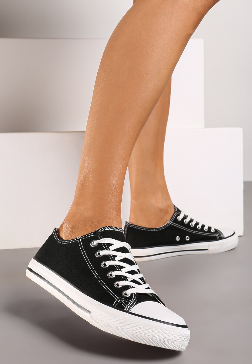 Czarno-Białe Trampki Lakelet