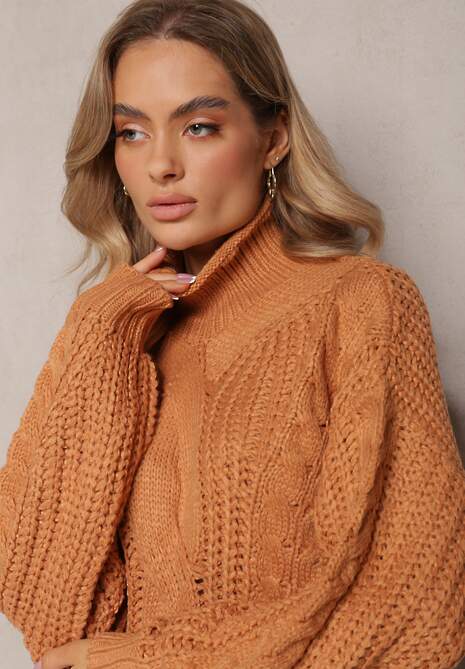 Brązowy Golf w Warkoczykowy Splot Dicuti