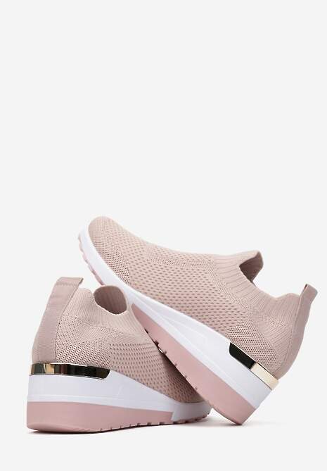 Różowe Buty Sportowe Mellasia