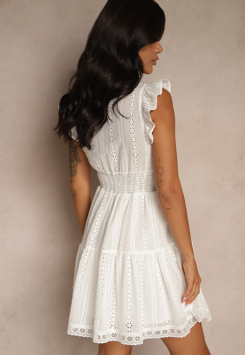 Biała Sukienka Rogis