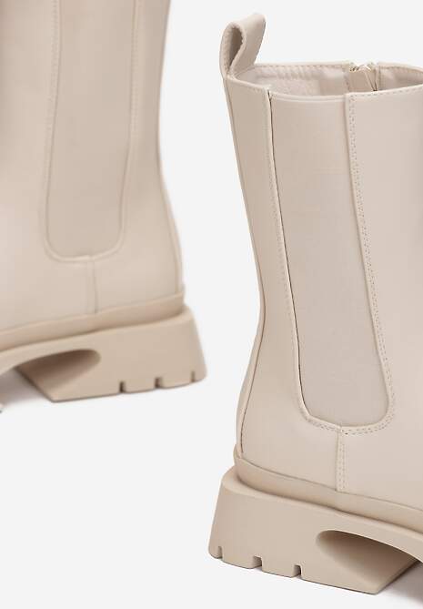Beżowe Botki Nasreen