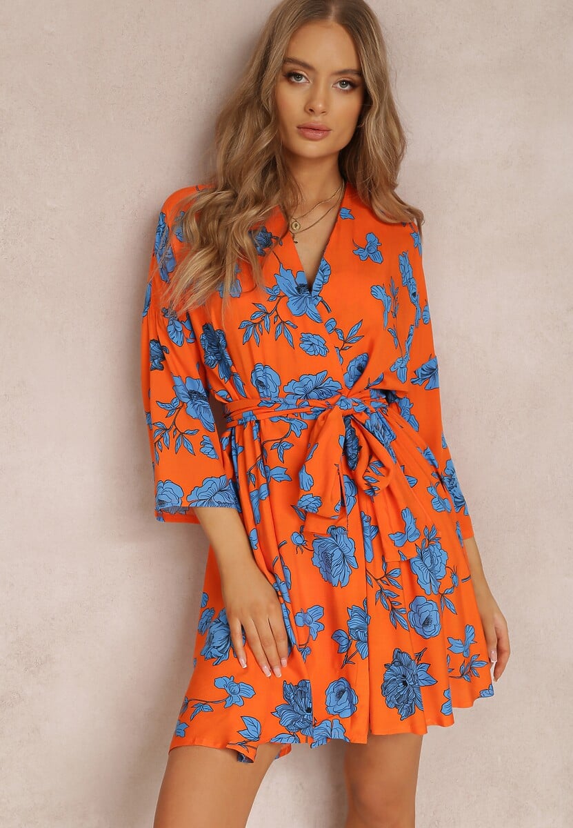 Pomarańczowa Sukienka Thaleira