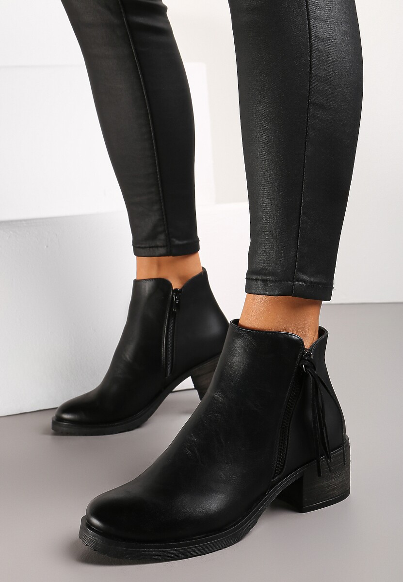 Czarne Botki Vices Crash