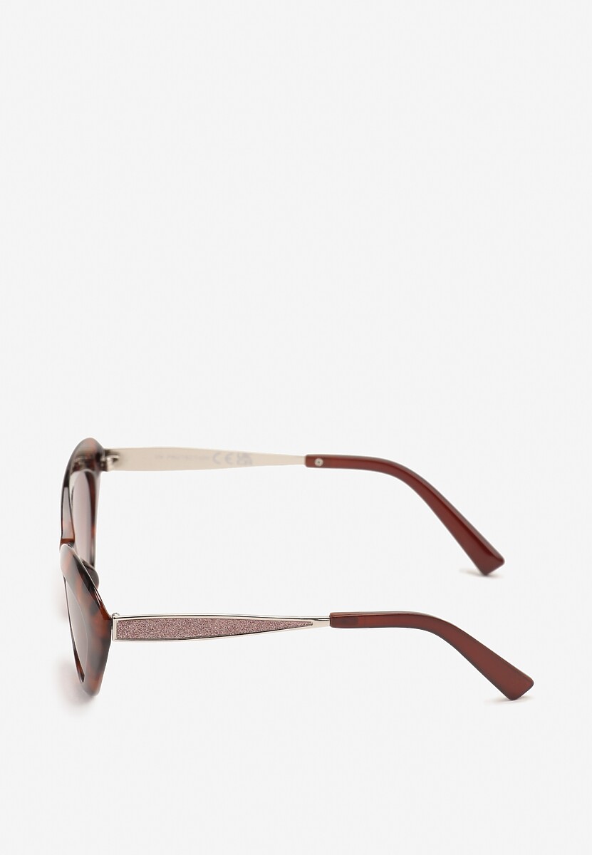 Panterkowe Okulary Przeciwsłoneczne o Kocim Kształcie z Filtrem UV Nirivna