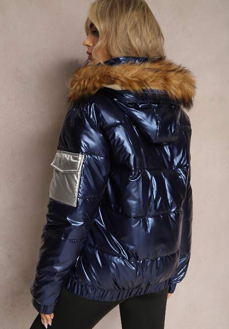 Granatowa Kurtka Actynome