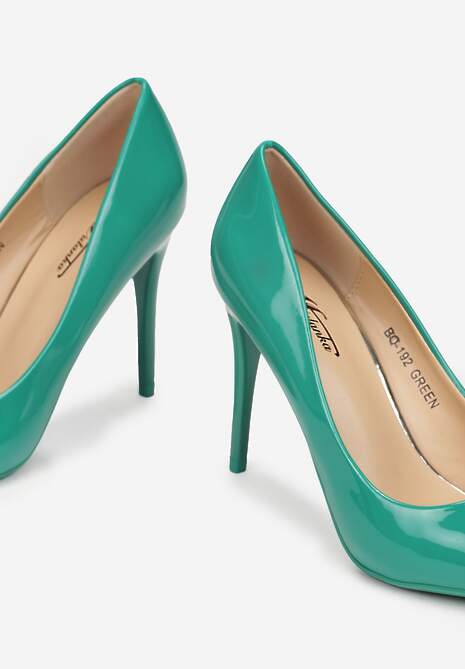 Zielone Szpilki Lakierowane Goiphia