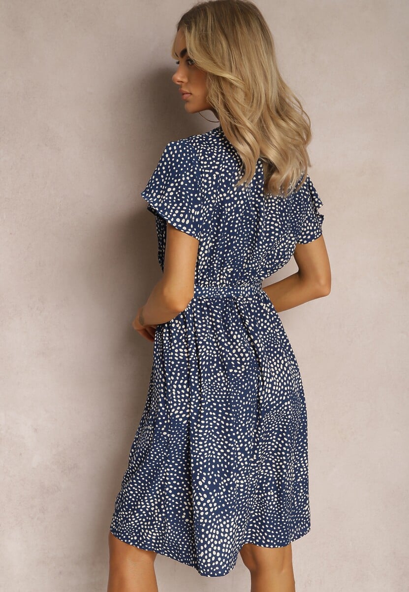 Granatowa Sukienka Oreithonia