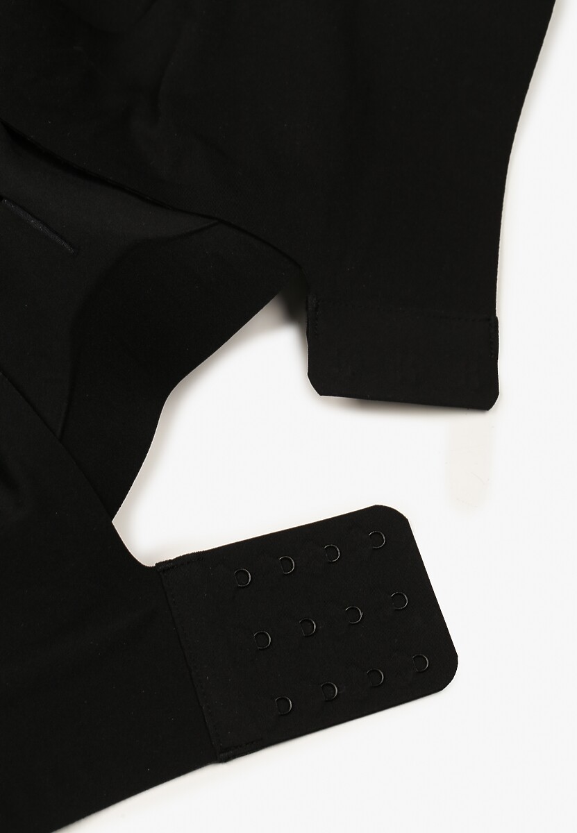 Czarny Gładki Biustonosz Typu Braletka Harises