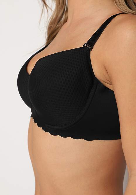 Czarny Biustonosz Oddychający Typu Spacer Namsari