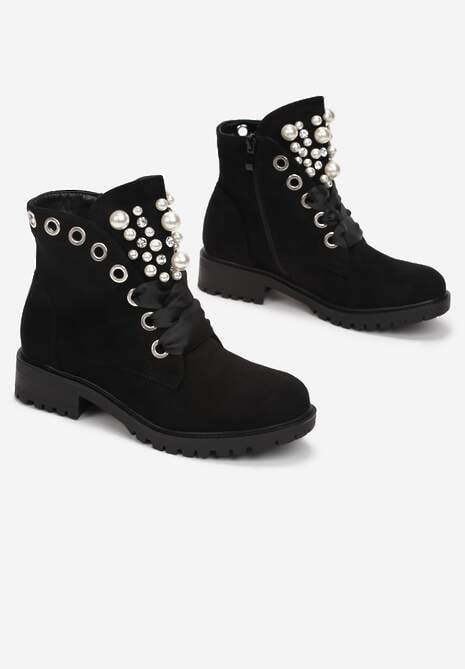Czarne Botki Aufer