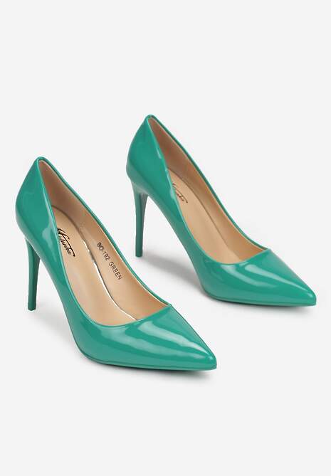 Zielone Szpilki Lakierowane Goiphia