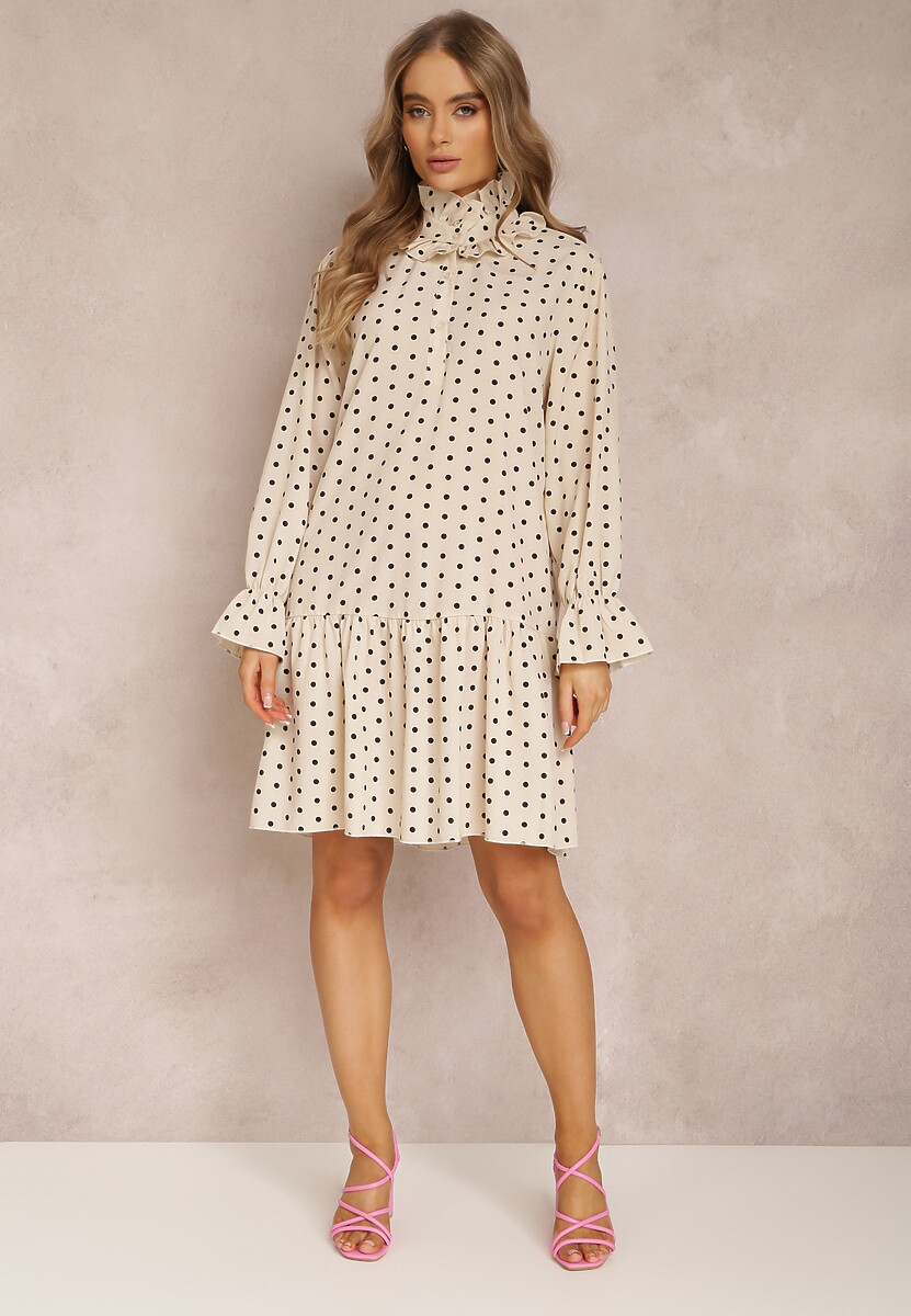 Jasnobeżowa Sukienka Erosyne