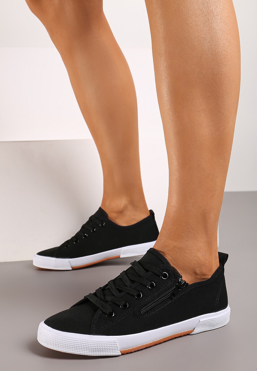 Czarne Tenisówki Salodella