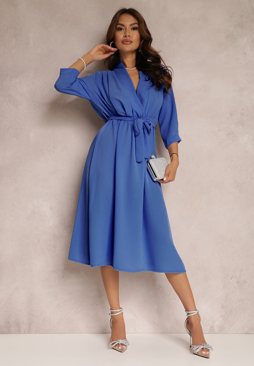 Niebieska Sukienka Canopis