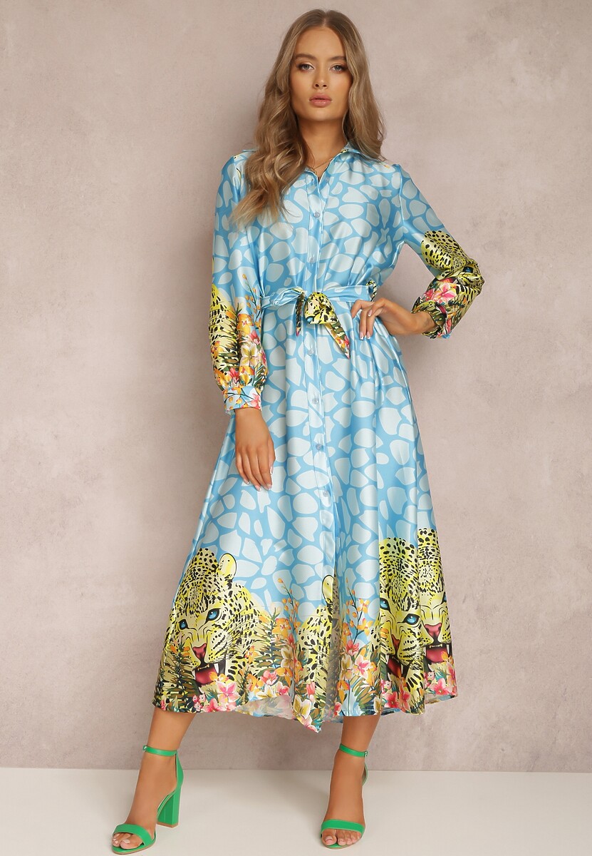 Jasnoniebieska Sukienka Eladia