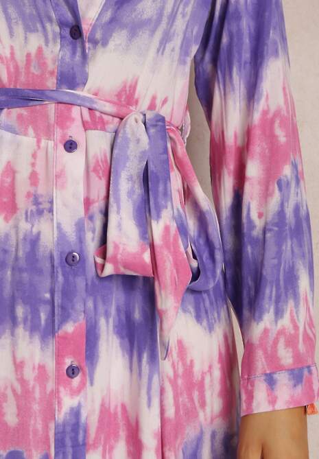 Liliowa Sukienka Thronanthe