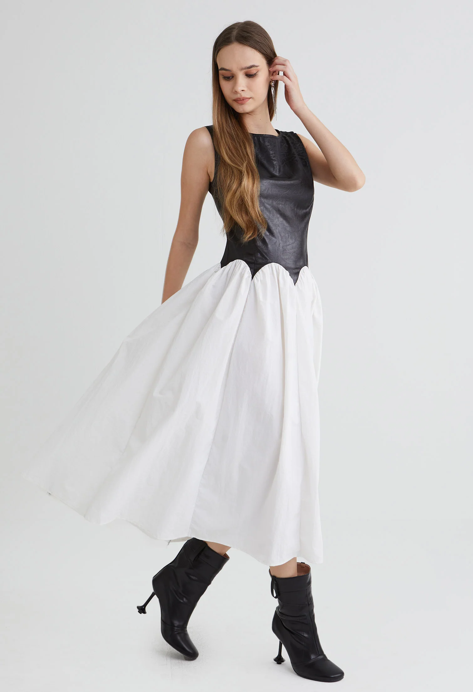 Seraphine Ruffle Midi Dress