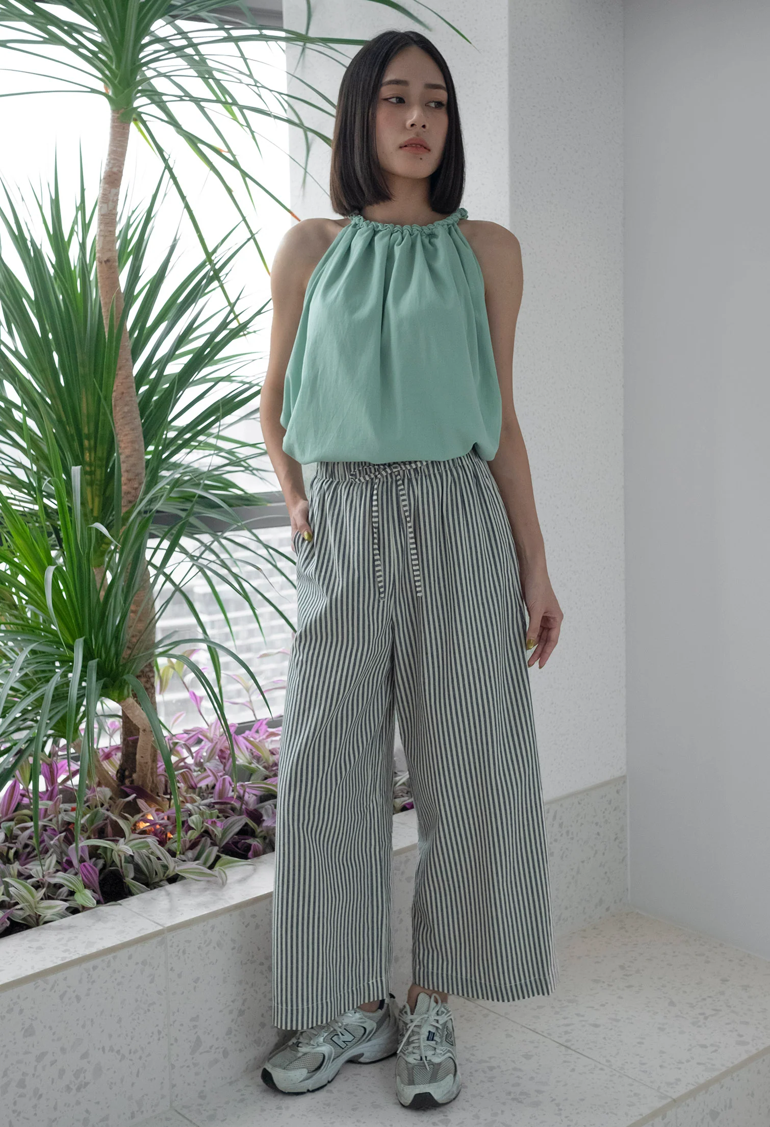 Luna Ease Halter Twist Braid Two-piece