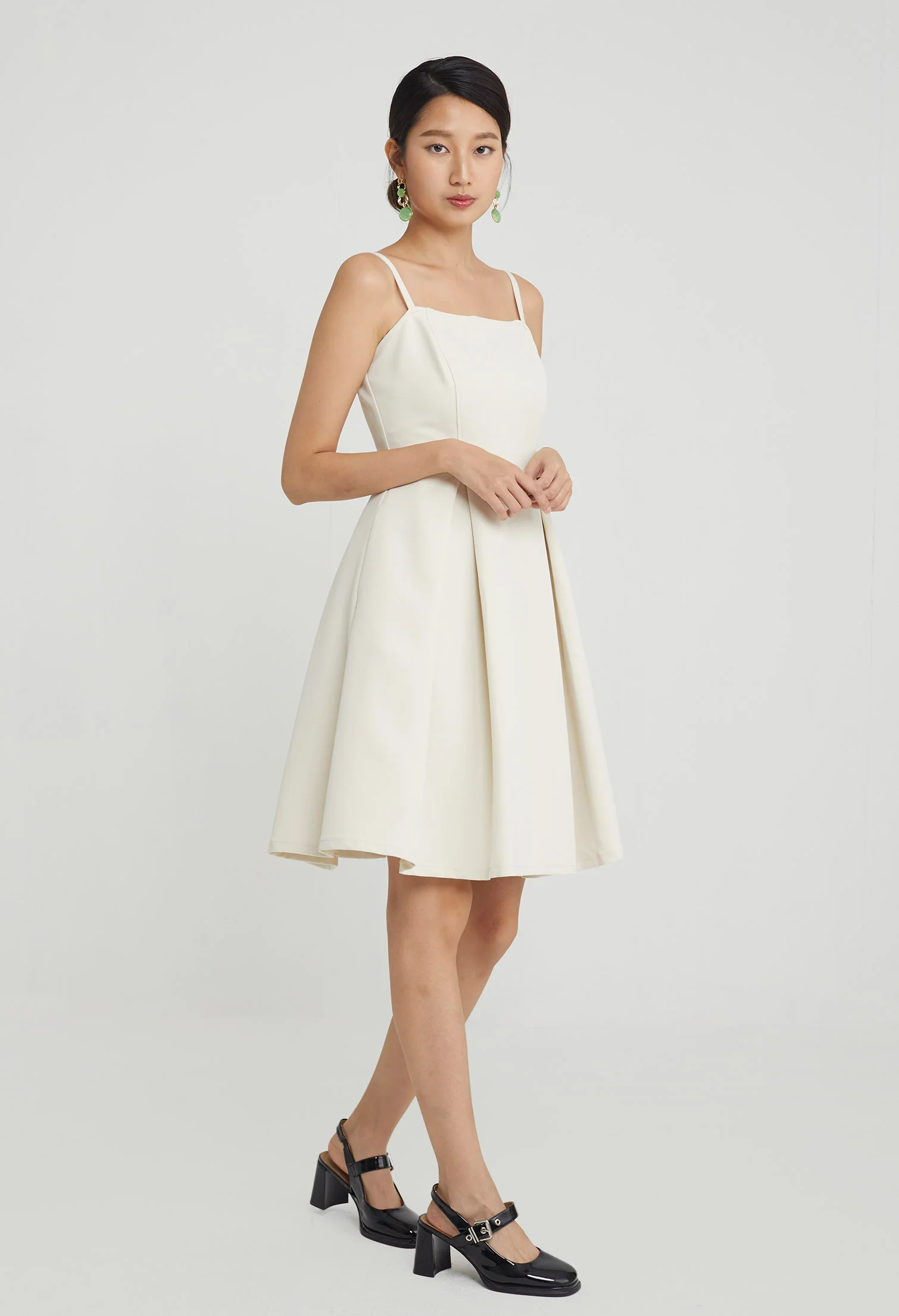 Grace Pleated Midi Dress