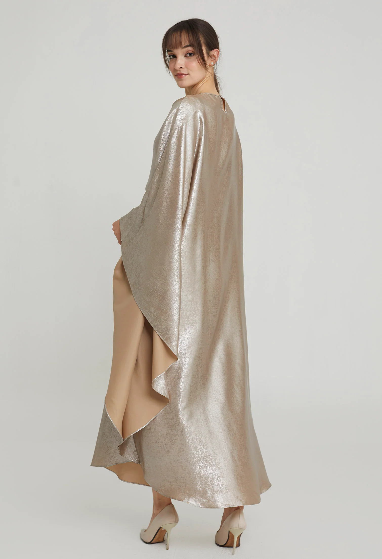 Satin Glitz Maxi Kaftan