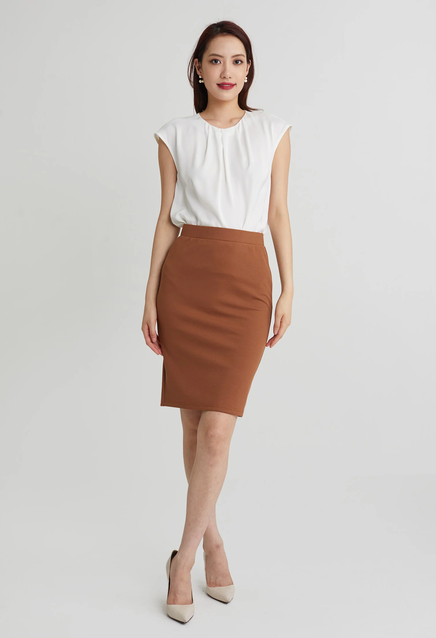 Basic Office Pencil Skirt