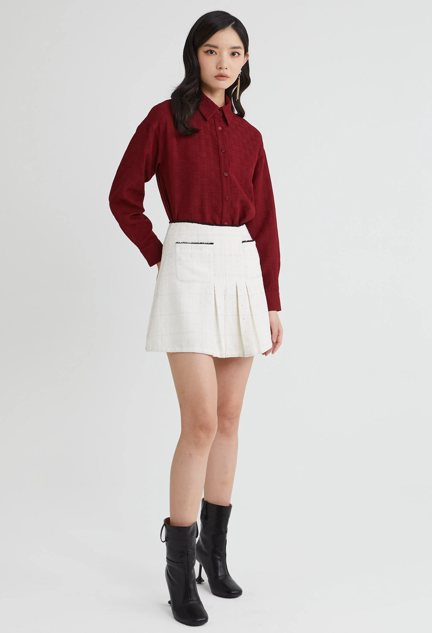 Tweed Charm Mini Skirt