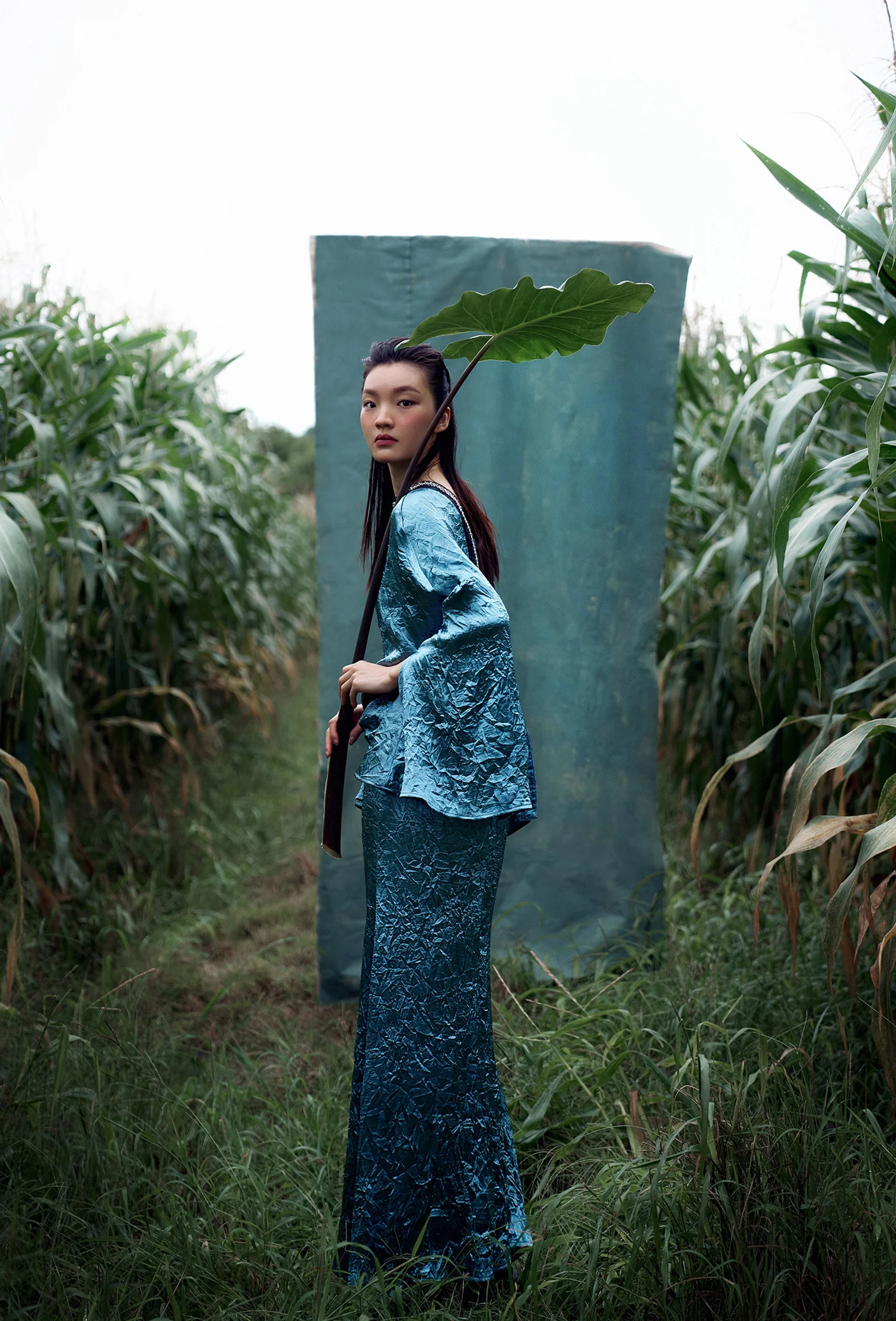 Two Way Jade Luxy Satin Top