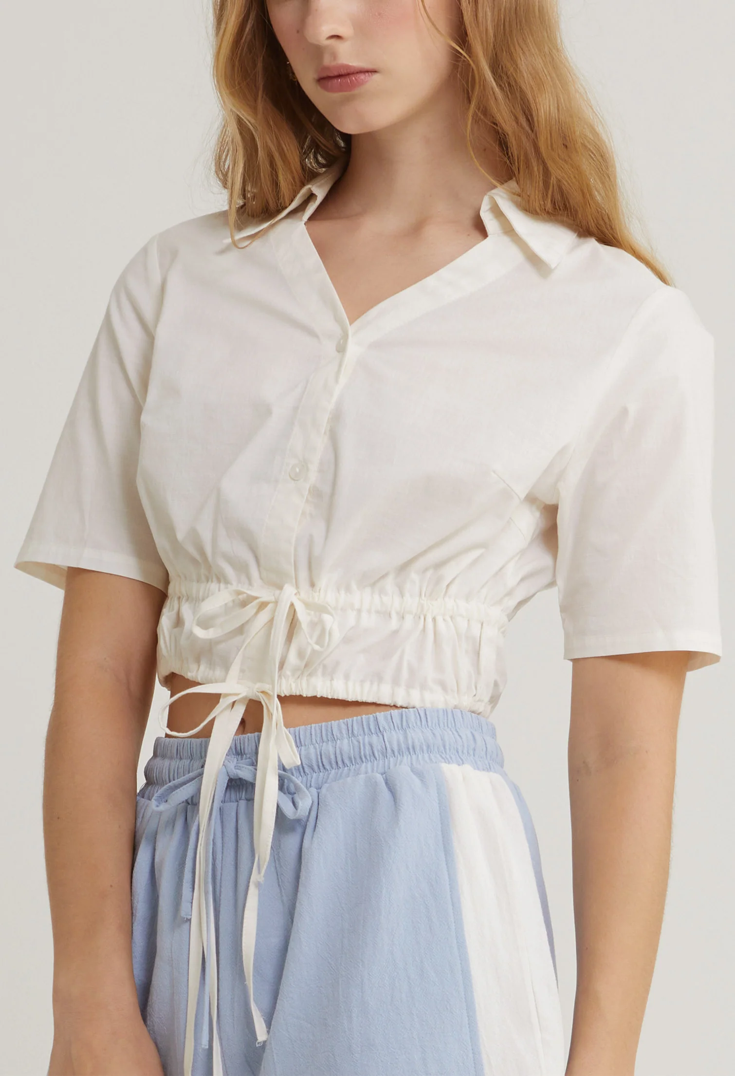 Leilani Knot Short Sleeves Top