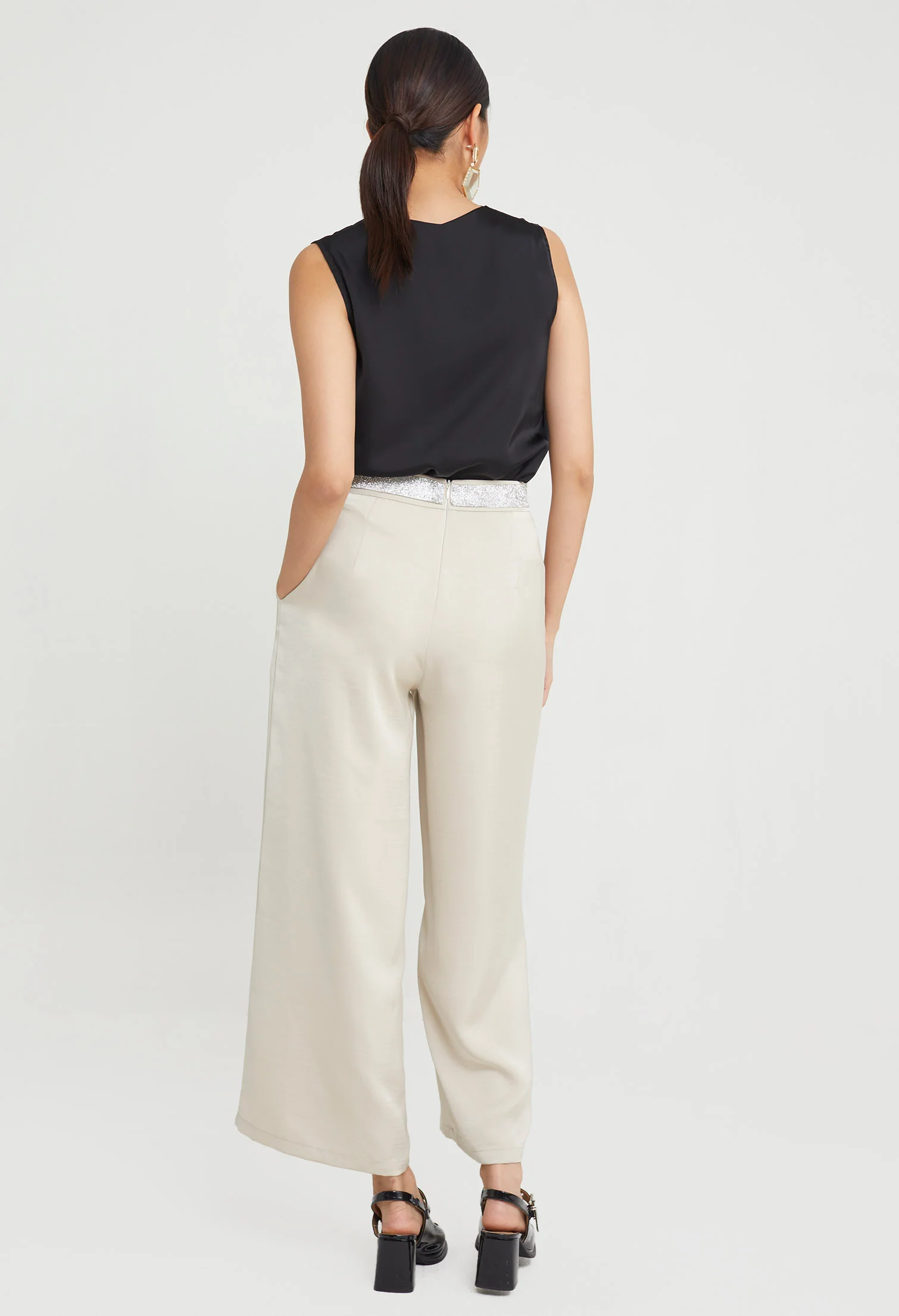Diamonte Straight Cut Trousers