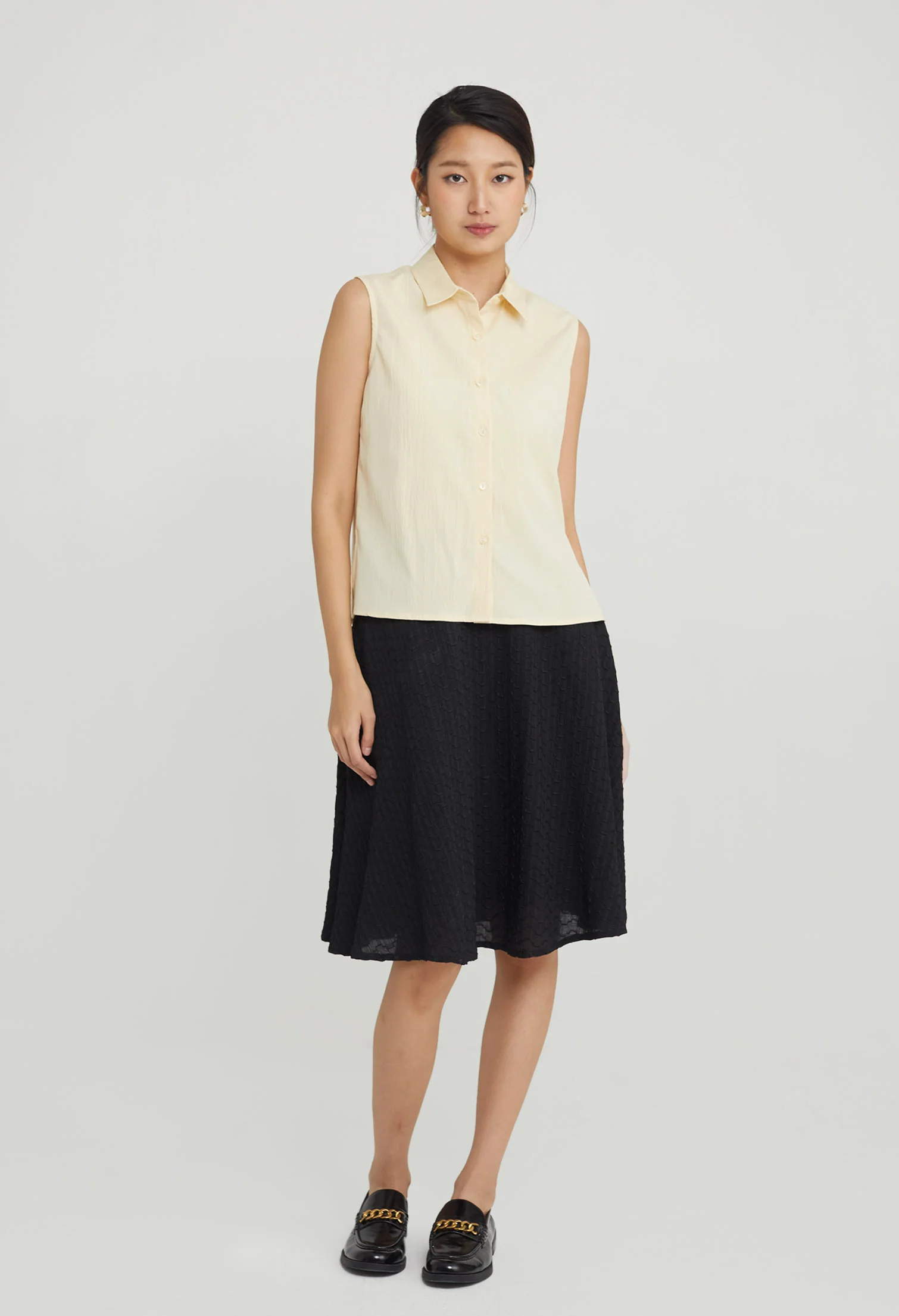 Breezy Bloom Collared Top