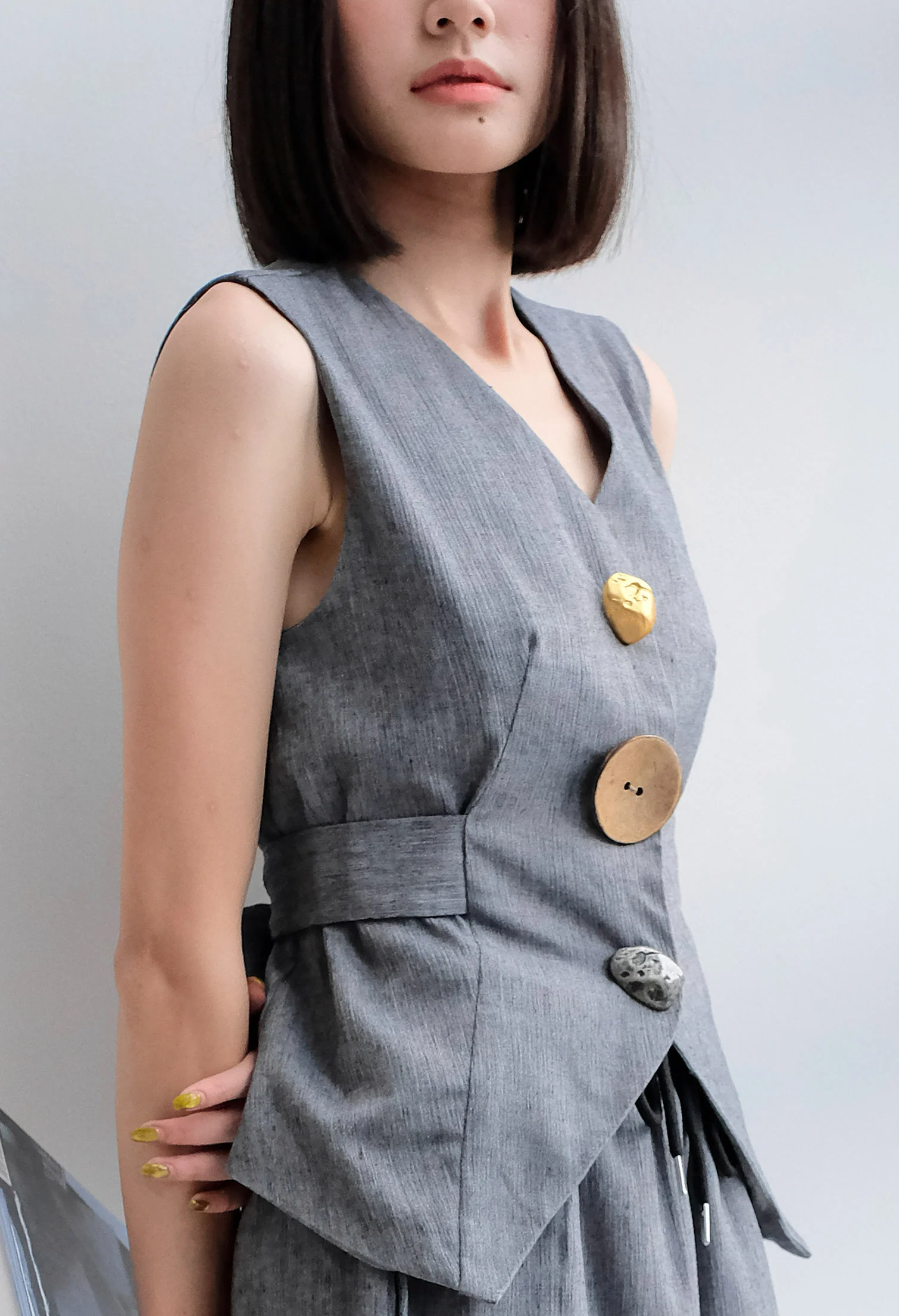 Granite Flow Vest & Shorts Two-piece