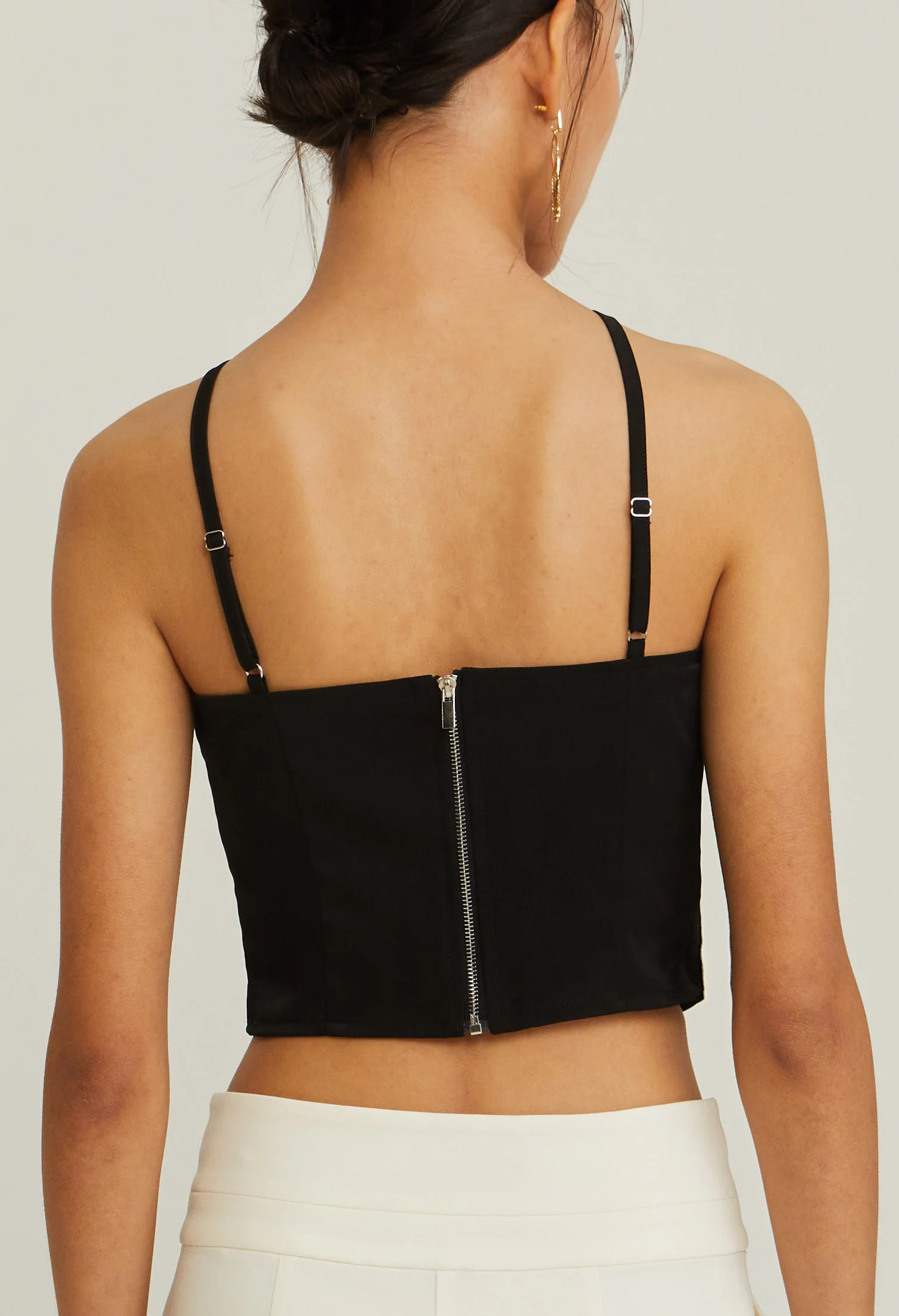 Crescent Halo Sleeveless Top