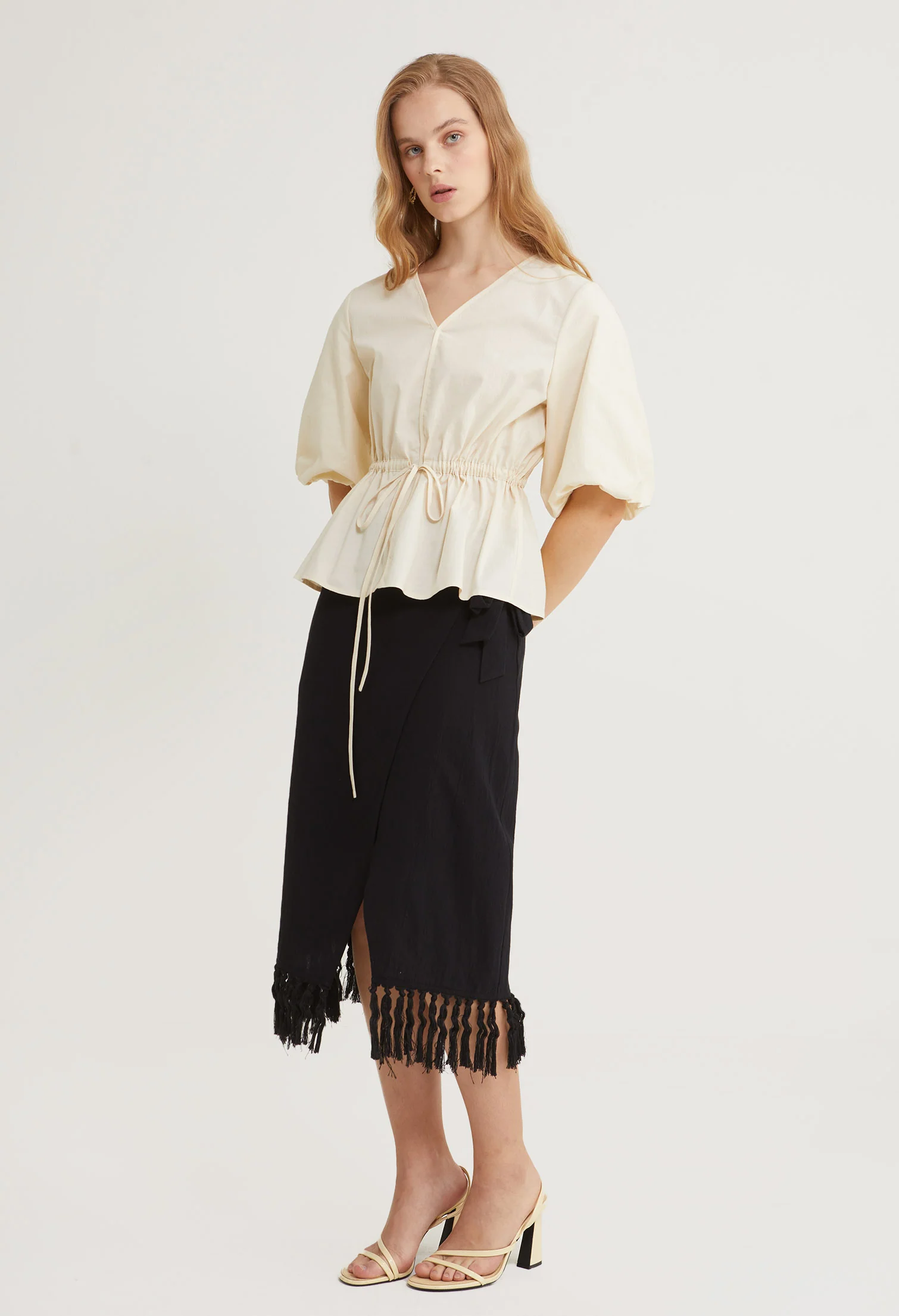 Palm Breeze Slip-On Top