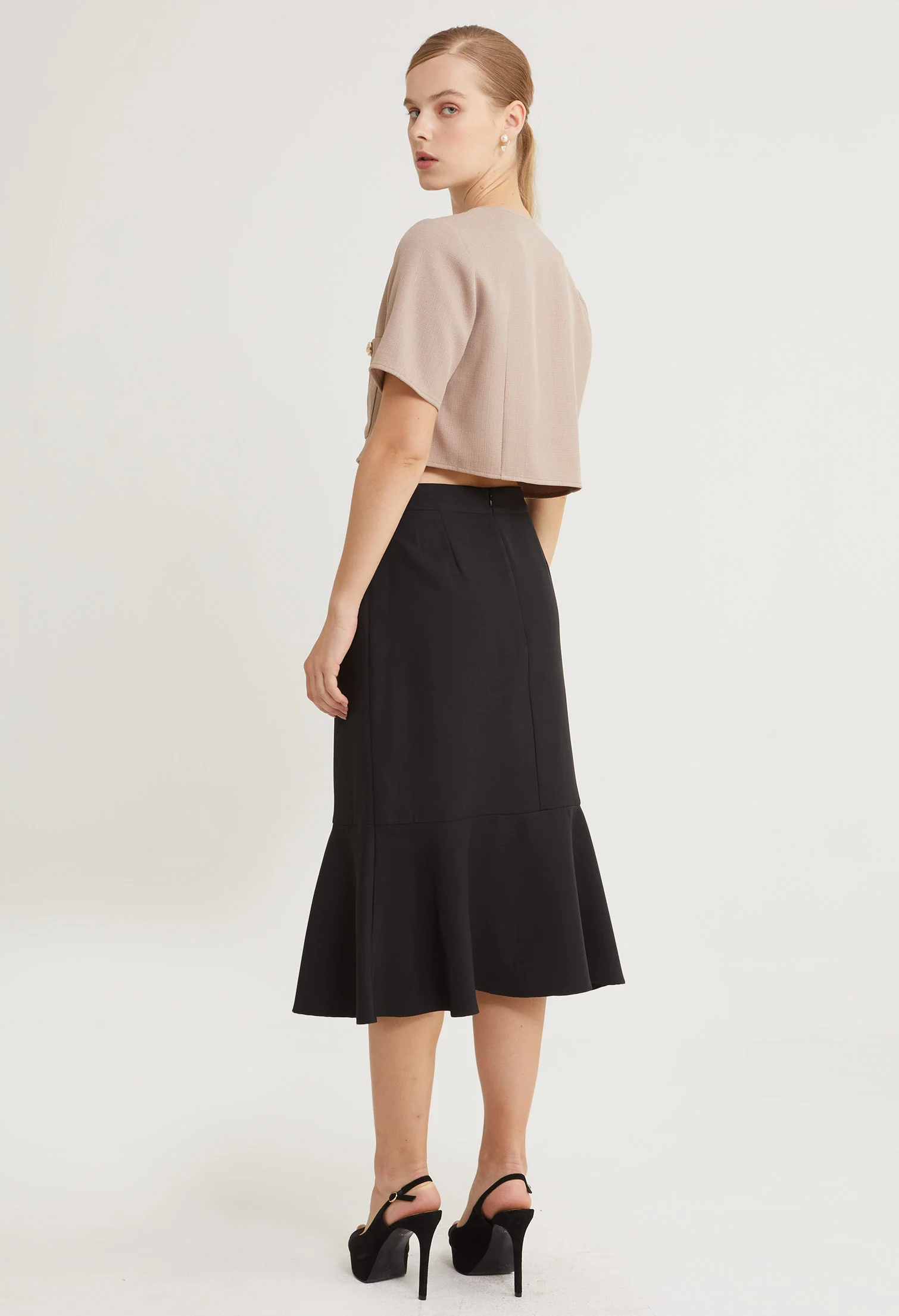 Golden Muse Cropped Length Top