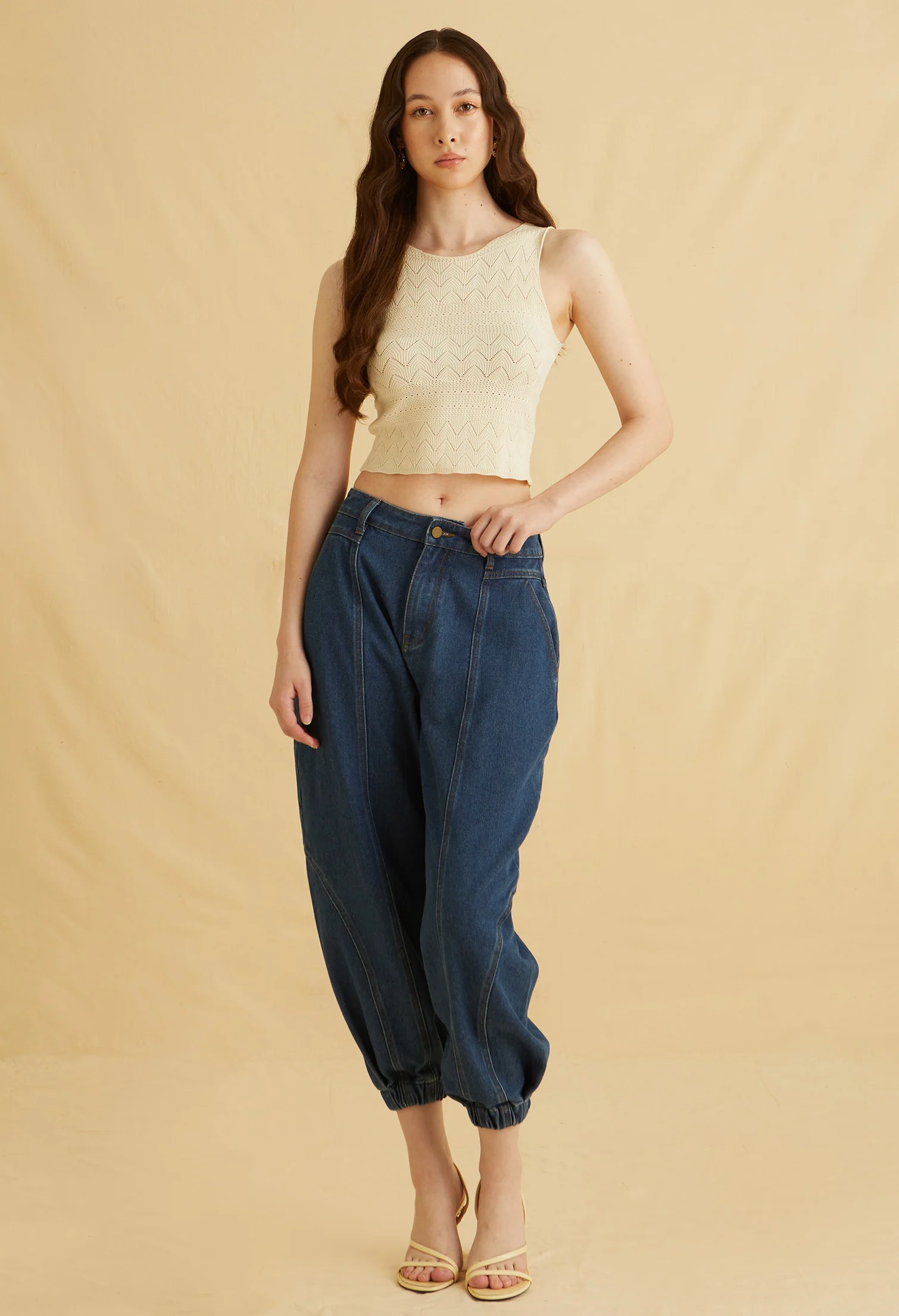 Ischia Cuffed Denim Jeans