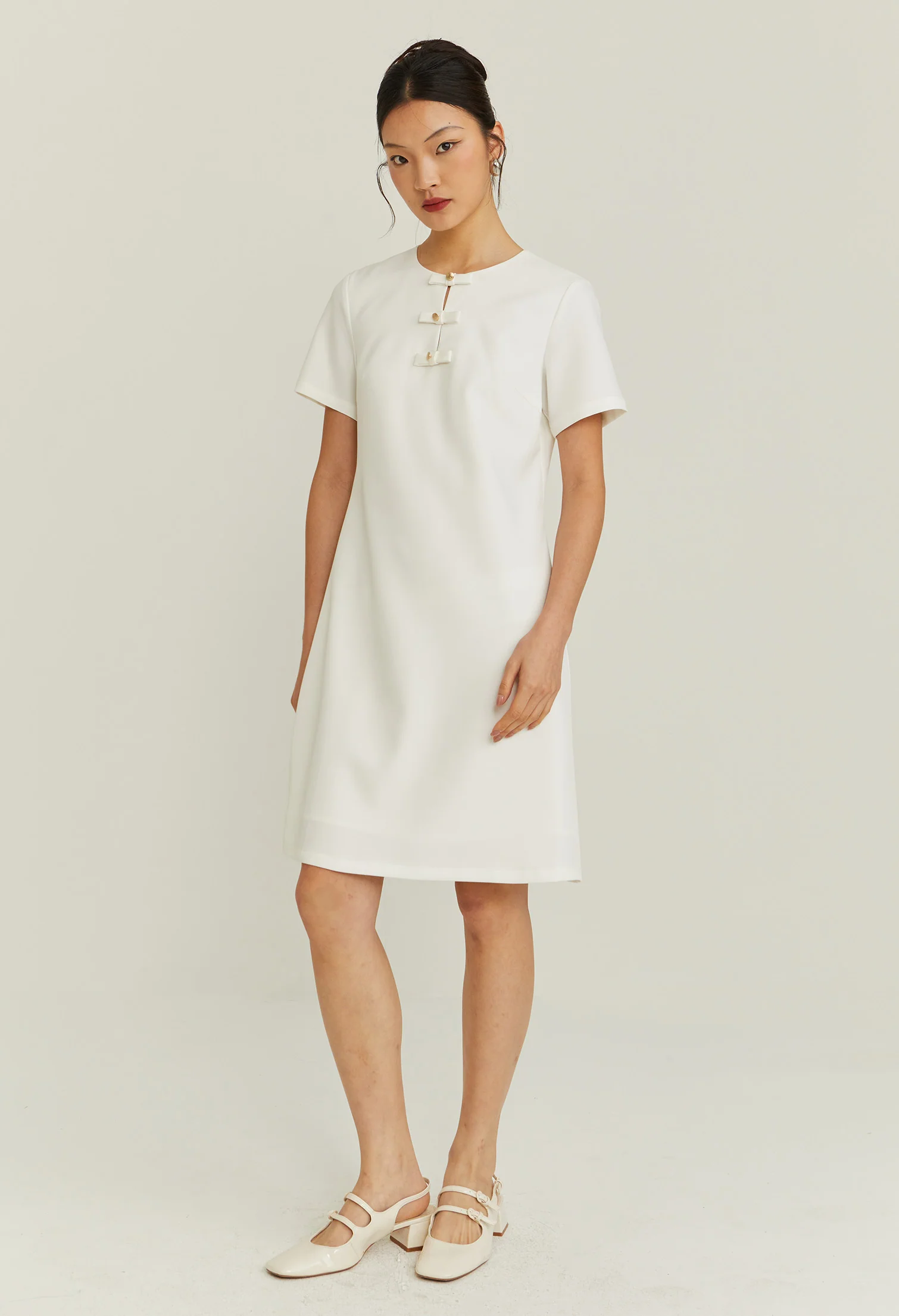 Triple Bow Mini Dress