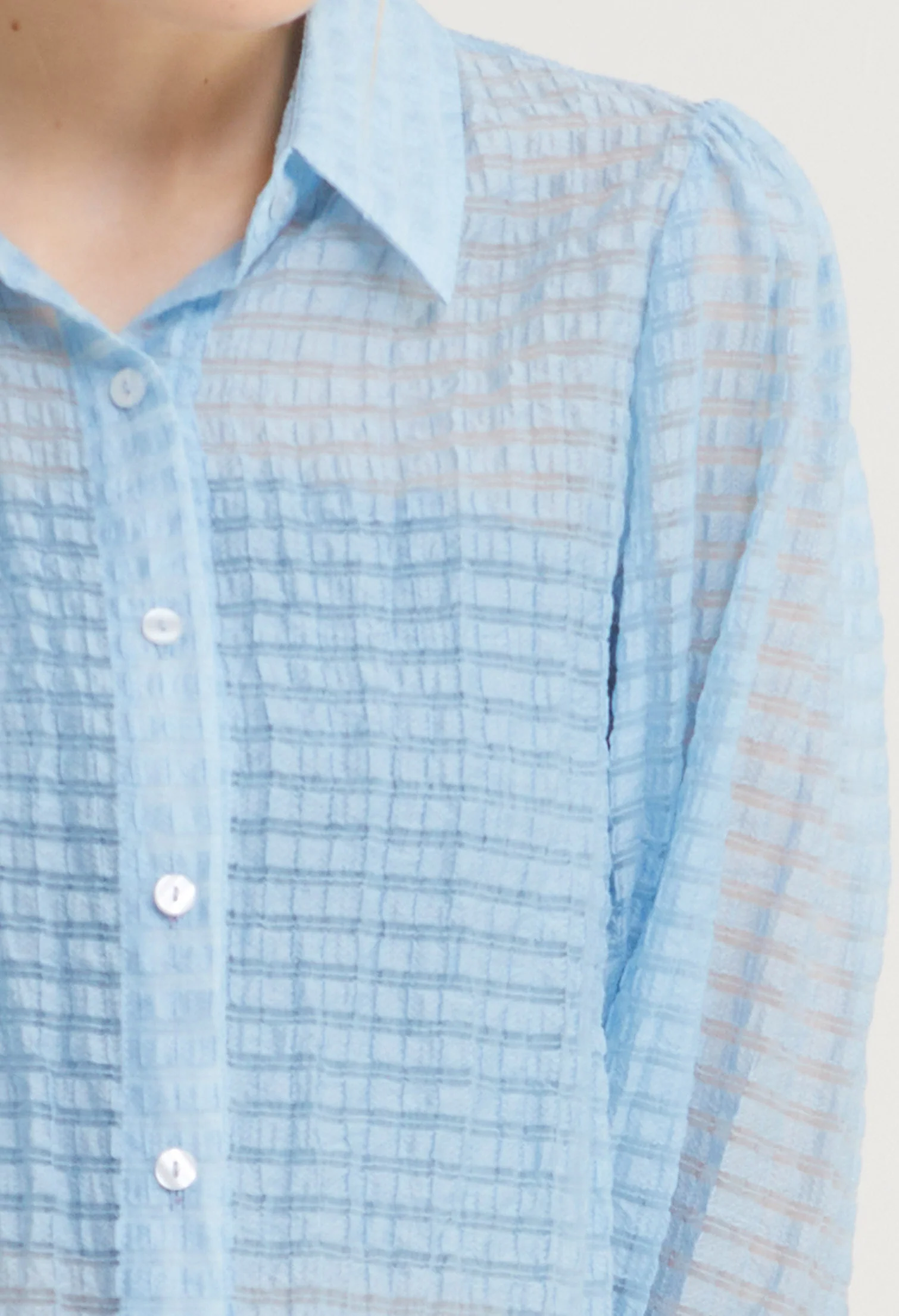 Sunset Sheer Long Sleeves Top