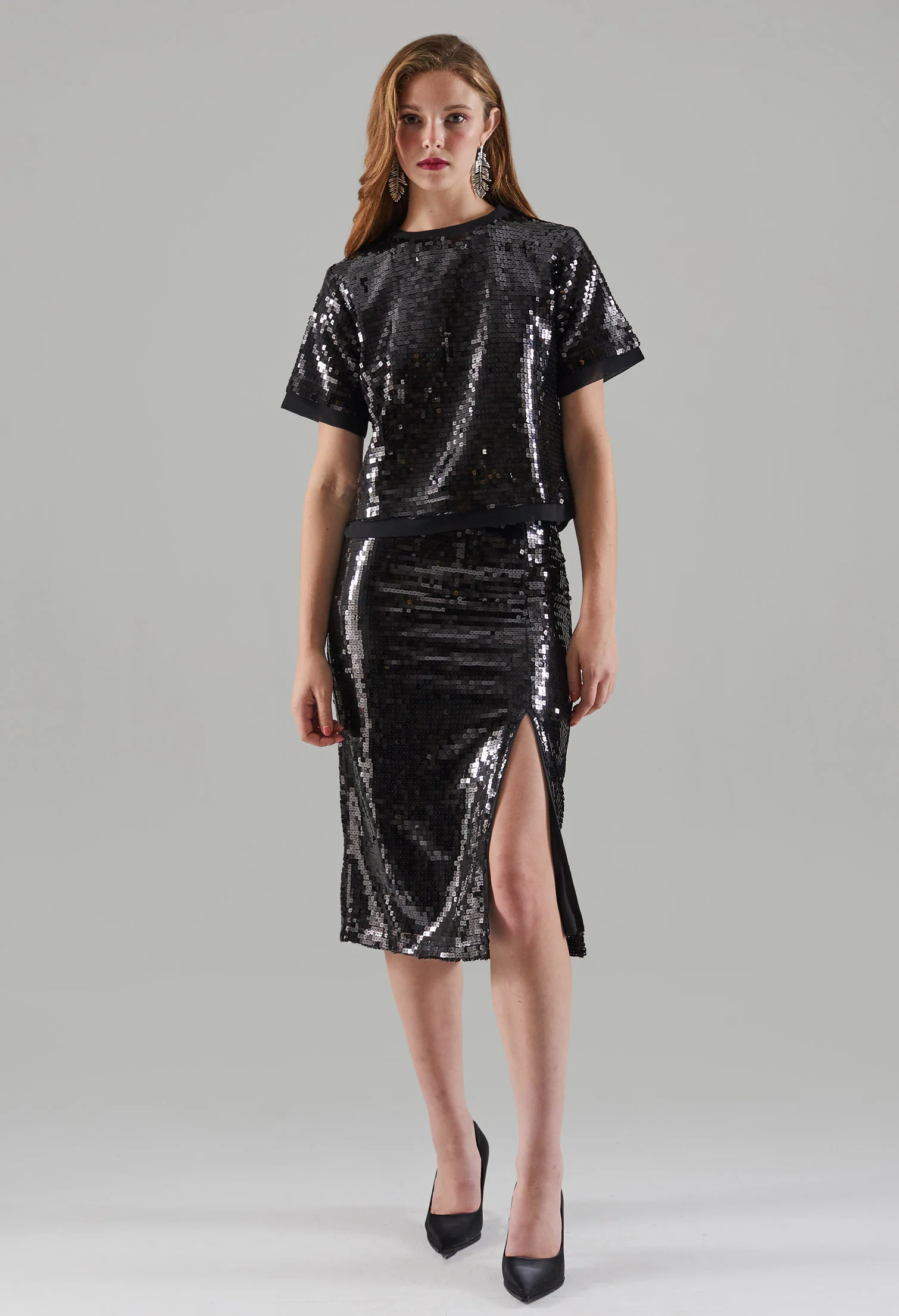 Agleam Shimmer Blouse